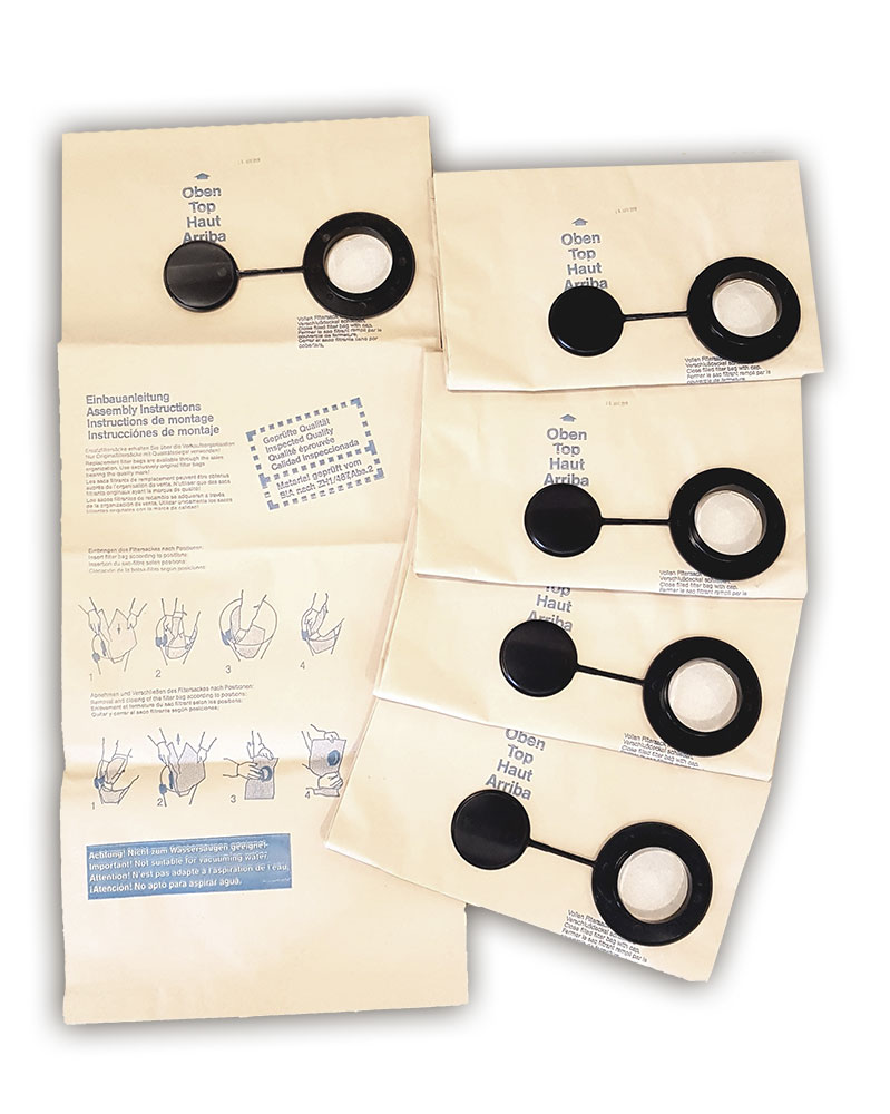 Filtersack Papier (5 Stück)