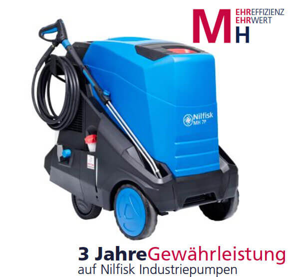 Nilfisk Heisswasser Hochdruckreiniger MH 7P-180/1260 FAX