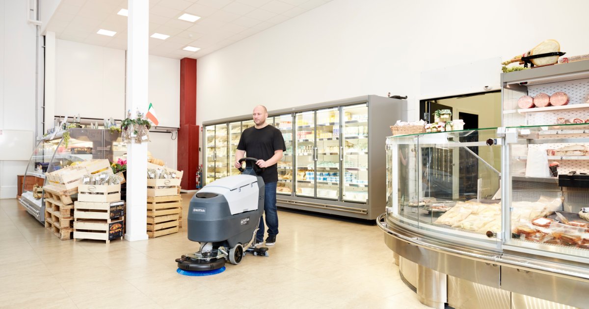 Nilfisk Scheuersaugmaschine SC401 - Anwendung 02