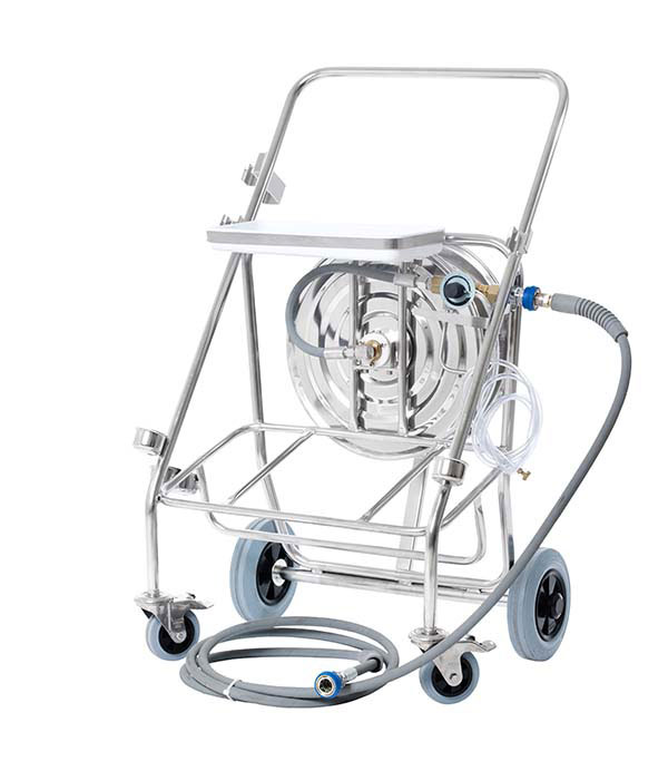 Reinigungswagen inkl. Schlauchtrommel